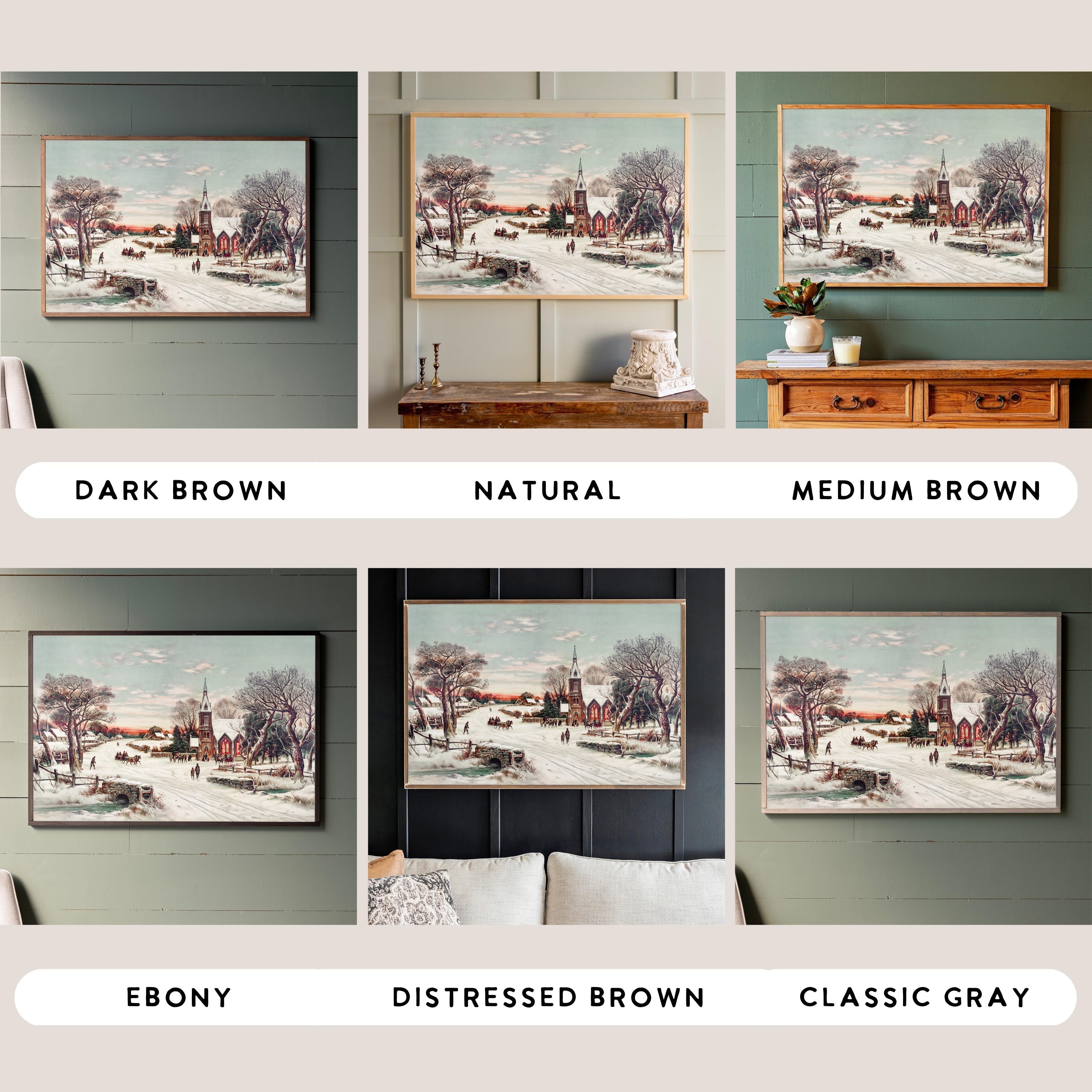 Our Savior Is Born | Framed Wooden Art - Horizontal