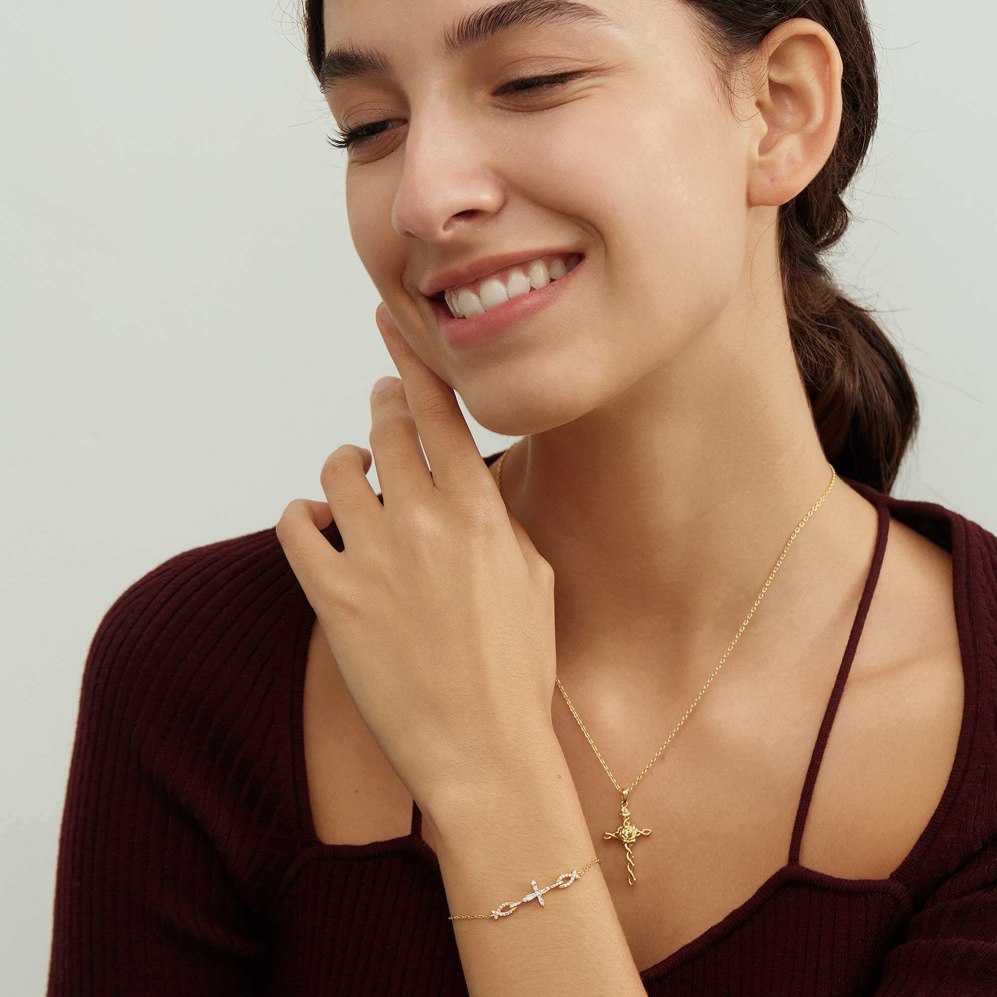 Byzantine Cross Ichthys Bonds Bracelet