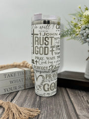 Just Jesus Tumbler With Handle 30oz