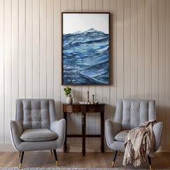 Mightier Than The Waves | Framed Wooden Art