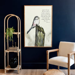 Look At The Birds | Framed Wooden Art