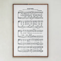 In The Garden Hymn | Framed Wooden Art