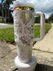 Jesus Tumbler With Handle 30oz