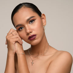 Gold Minimalist Cross Ring