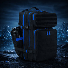 Hero Patch EDC Performance Backpack 35L / 45L - Black Blue