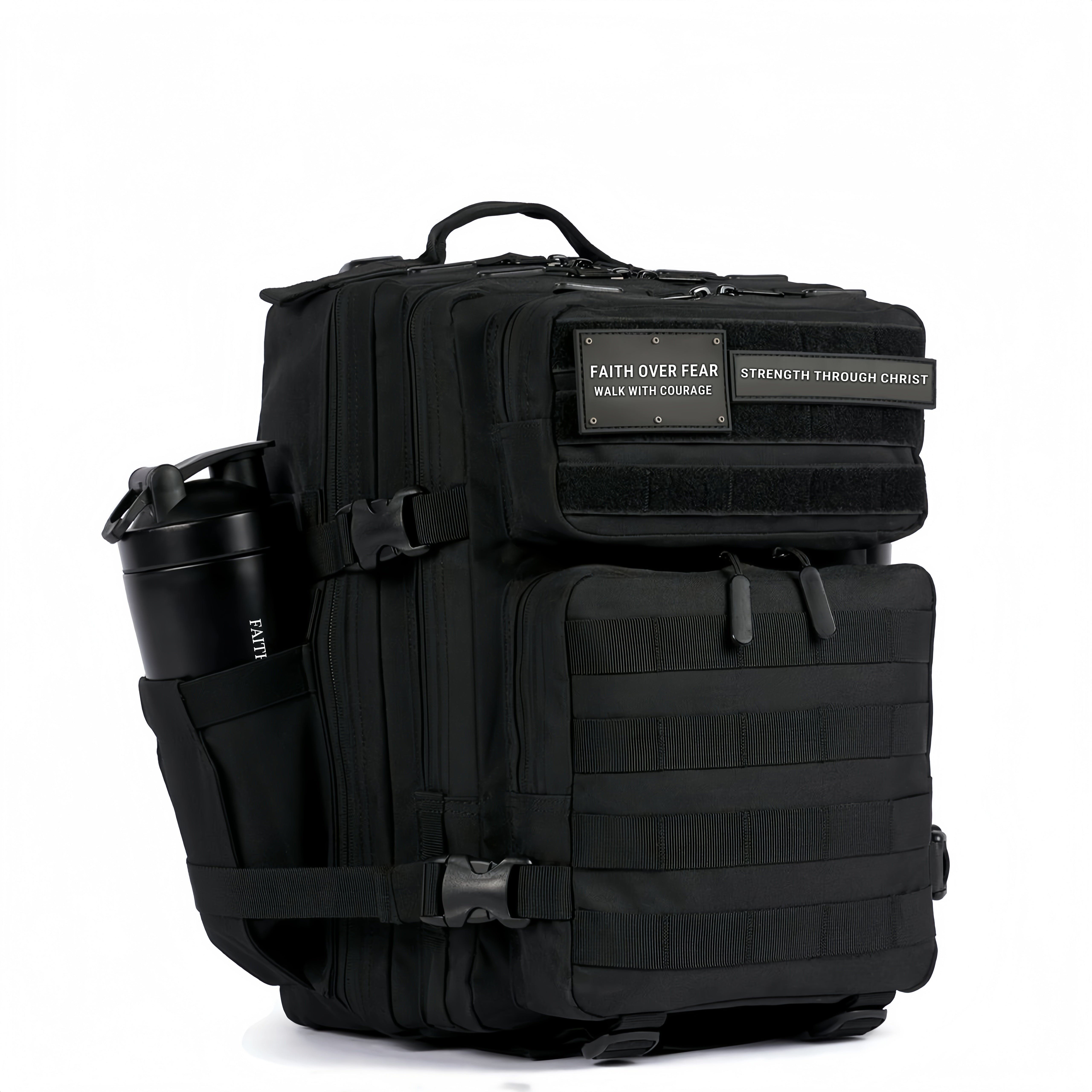 Alpha 25L Tactical Training Backpack – Black