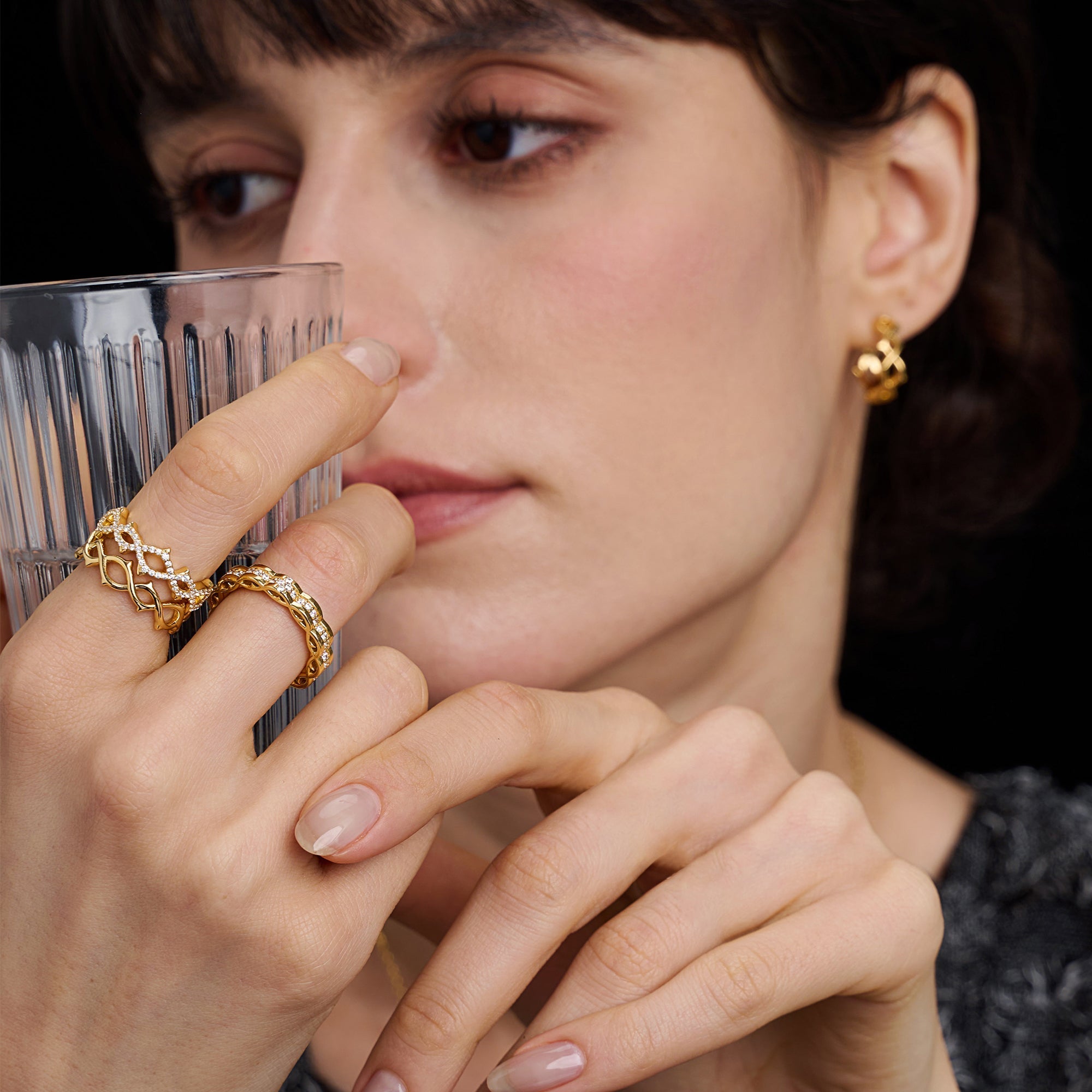 Crown of Thorns Statement Ring