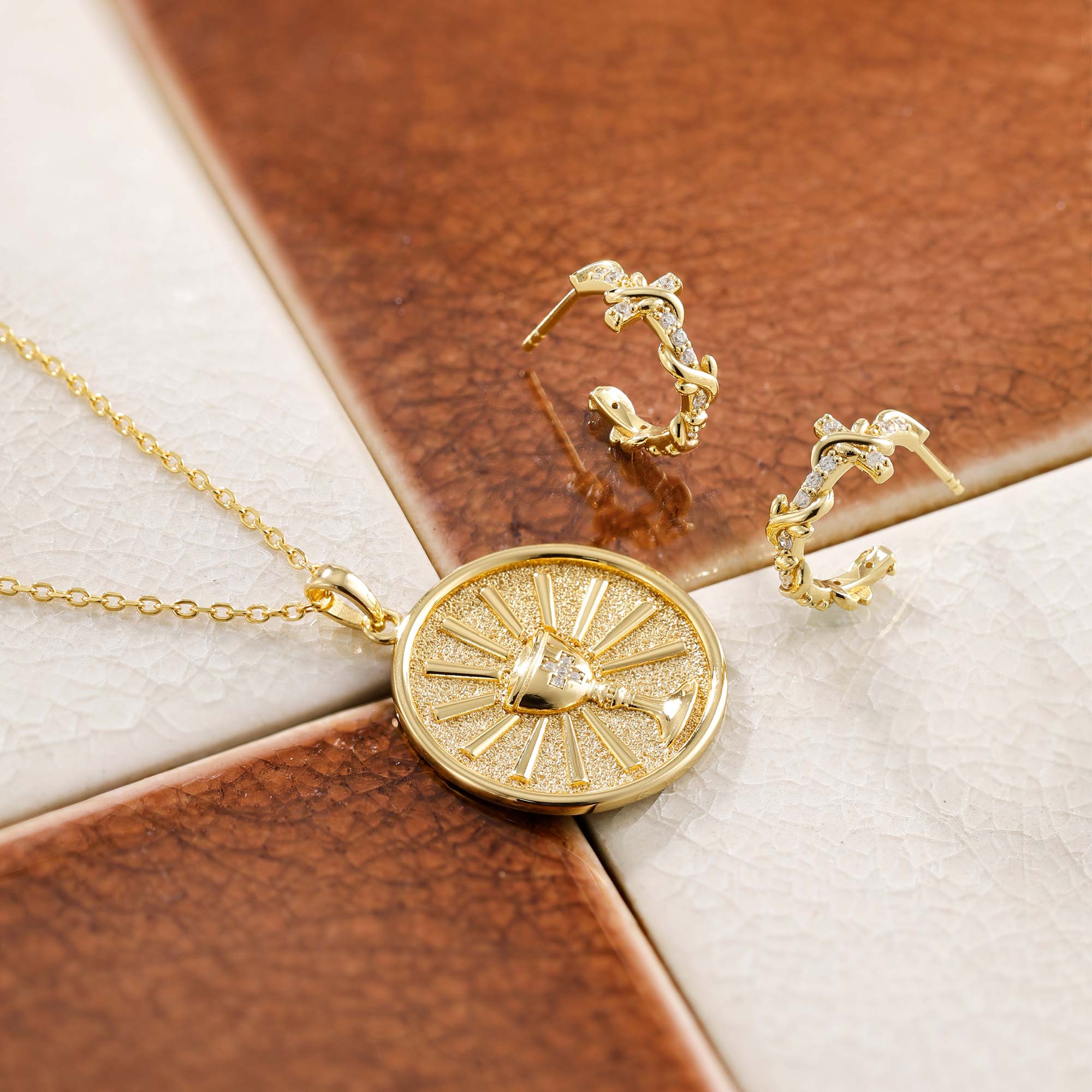 Promised Land Divine Completion Pendant Necklace