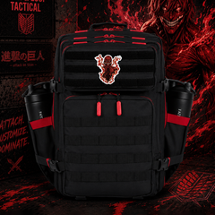 AOT Anime Patch EDC Performance Backpack 35L / 45L - Black Red