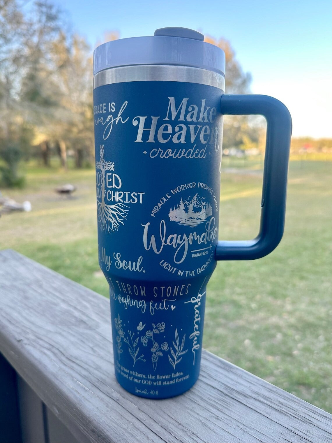 Follower of Jesus Tumbler With Handle 30oz