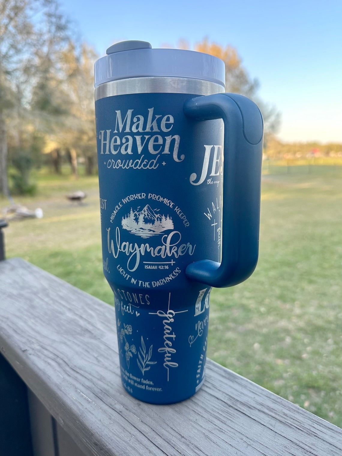 Follower of Jesus Tumbler With Handle 30oz