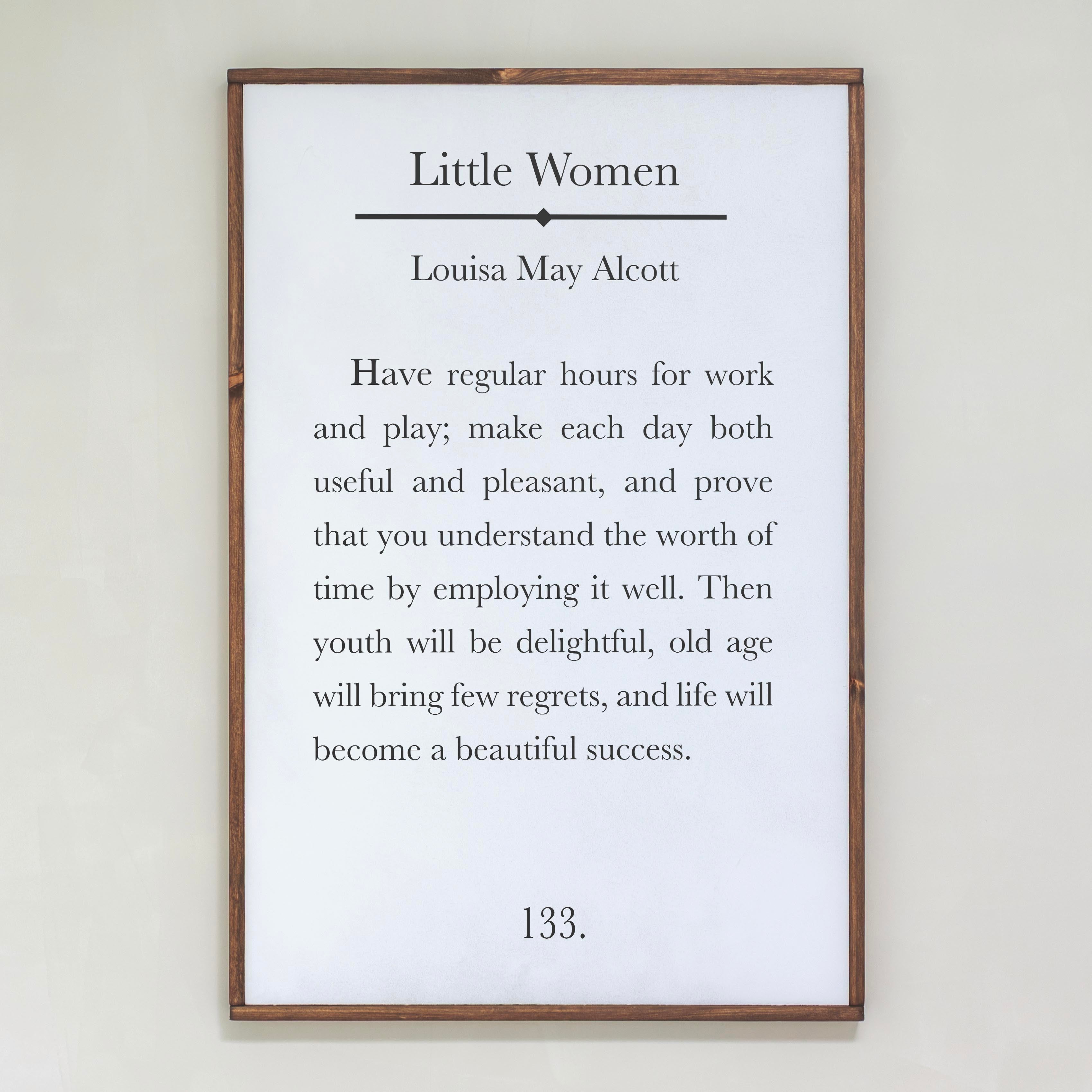 Little Women | Framed Wooden Art