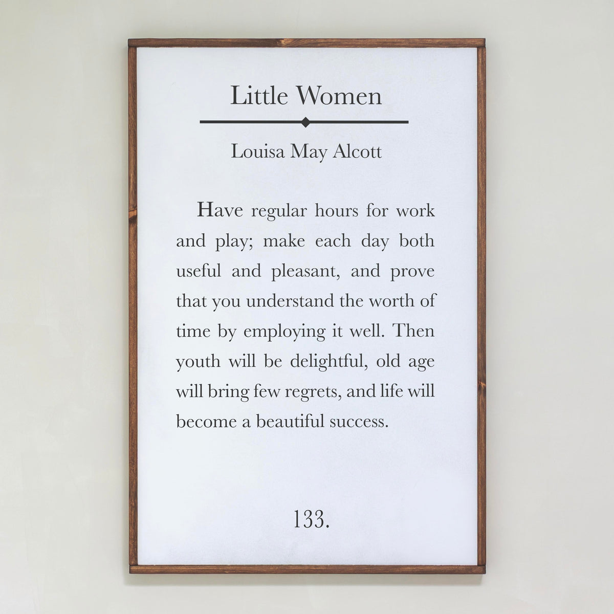Little Women | Framed Wooden Art