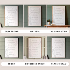 Be Anxious For Nothing | Framed Wooden Art