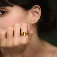 Personalized Chapters of Love Engraved Statement Ring