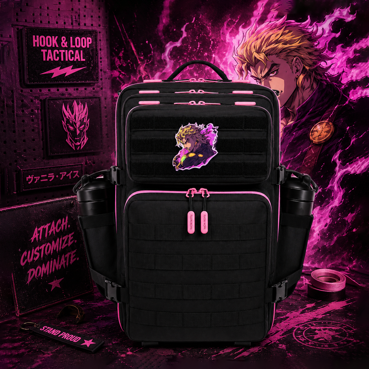 JOJO Edition EDC Performance Backpack 45L /35L - Black Pink