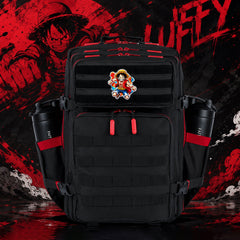 OP Anime Patch EDC Performance Backpack 35L / 45L - Black Red