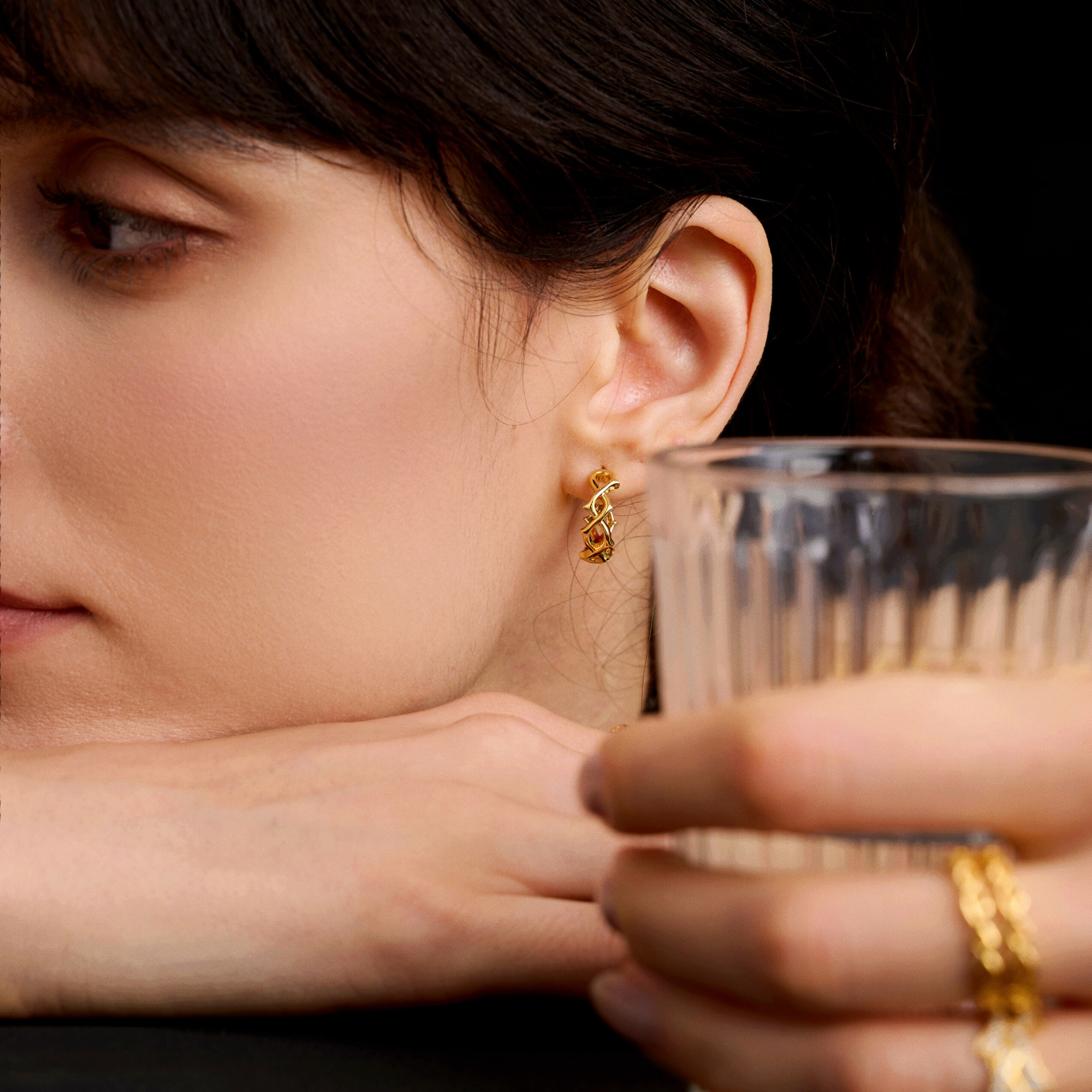 Thorns Hoop Earrings