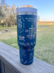 Follower of Jesus Tumbler With Handle 30oz