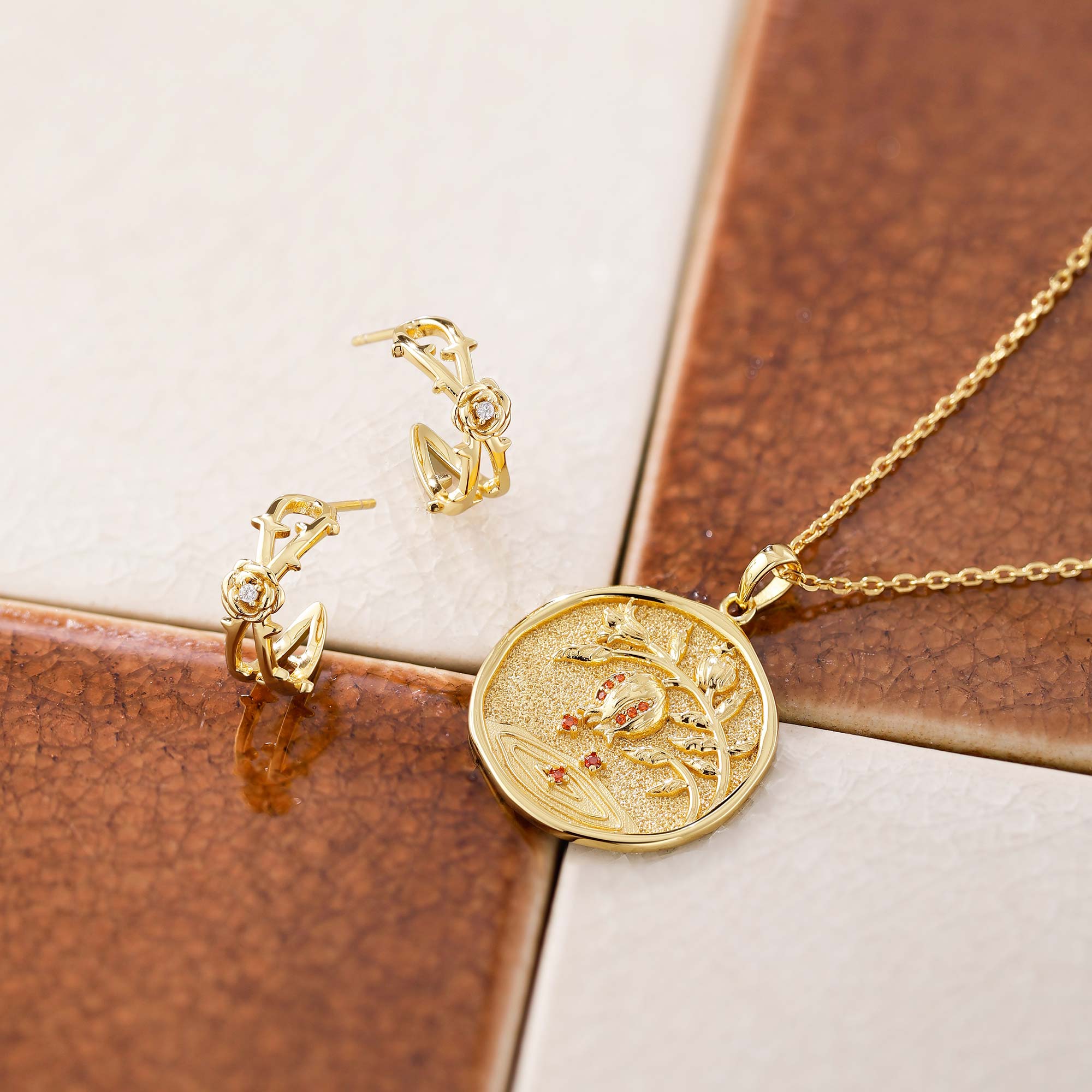 Promised Land Earth's Bloom Pendant Necklace