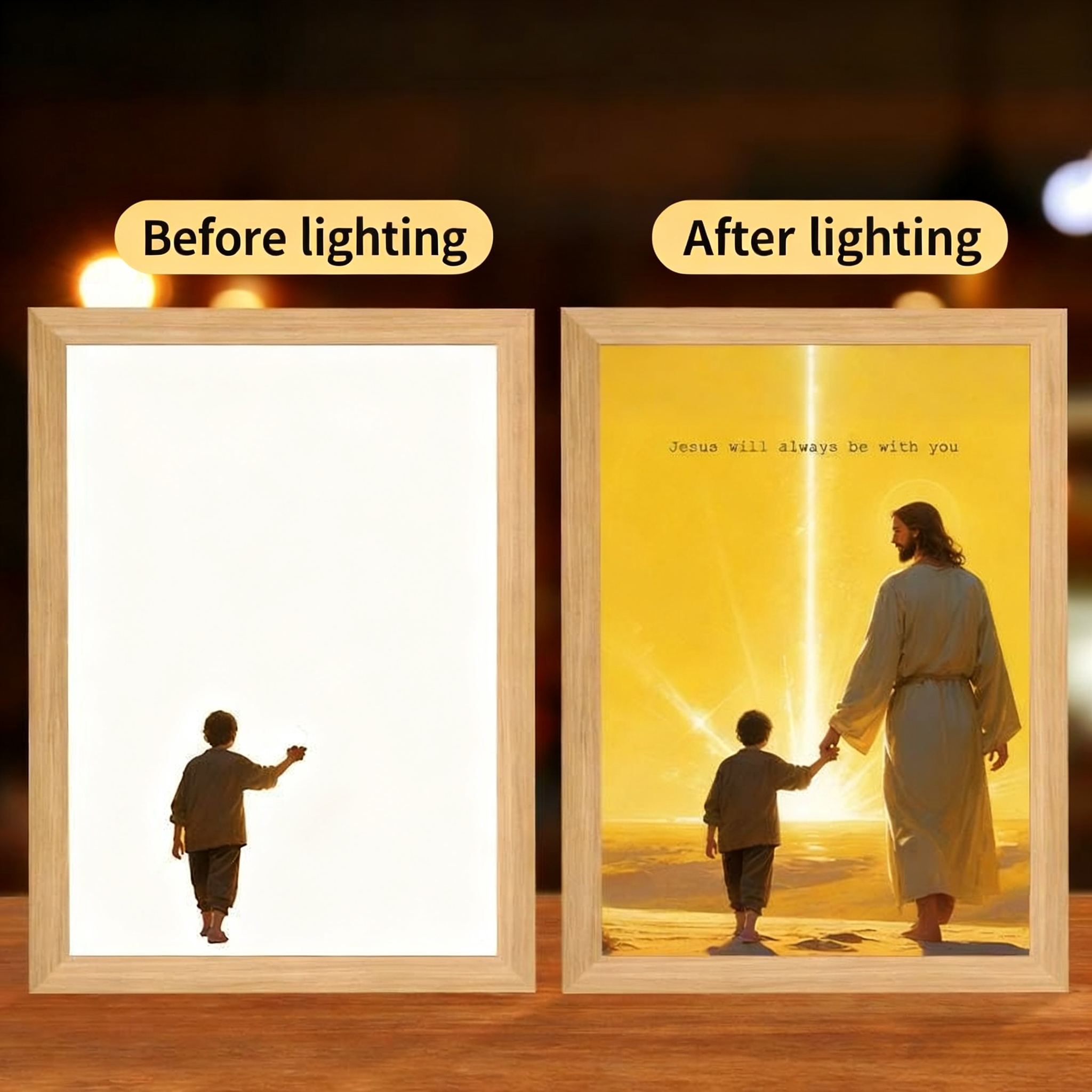 God-Inspired Creative DIY Light-Up Flower Glowing Ornament