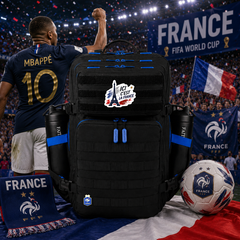 France National Team – World Cup Patch EDC Performance Backpack 35L / 45L - Black Blue