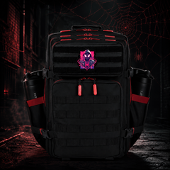 SM Hero Patch EDC Performance Backpack 35L / 45L - Black Red
