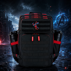 Hero Patch EDC Performance Backpack 35L / 45L - Black Red