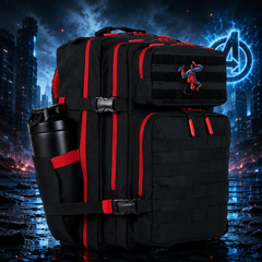 Hero Patch EDC Performance Backpack 35L / 45L - Black Red