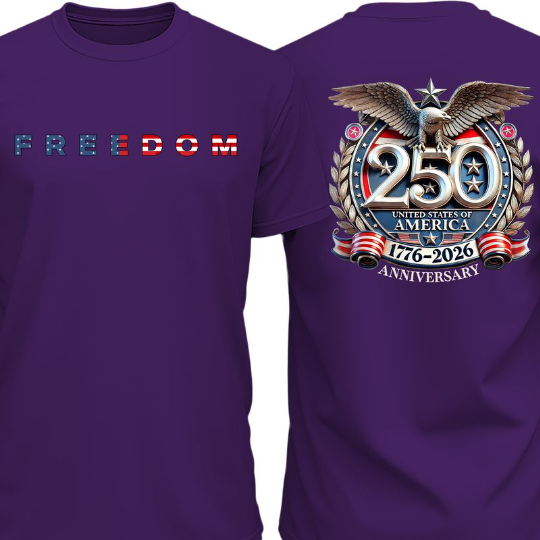 Men's Freedom 250 Years Anniversary T-Shirt