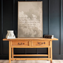 Neither Height Nor Depth | Framed Wooden Art