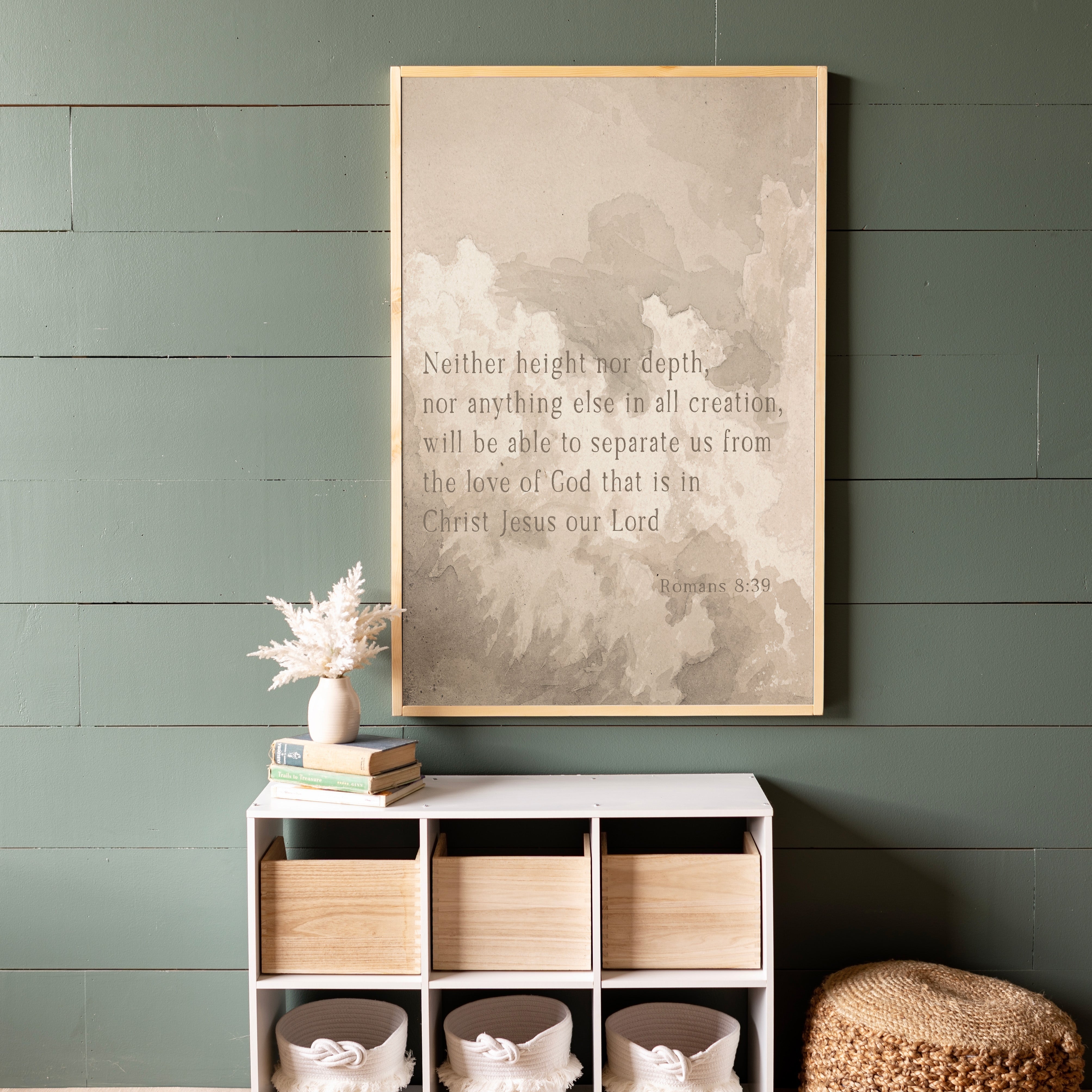 Neither Height Nor Depth | Framed Wooden Art