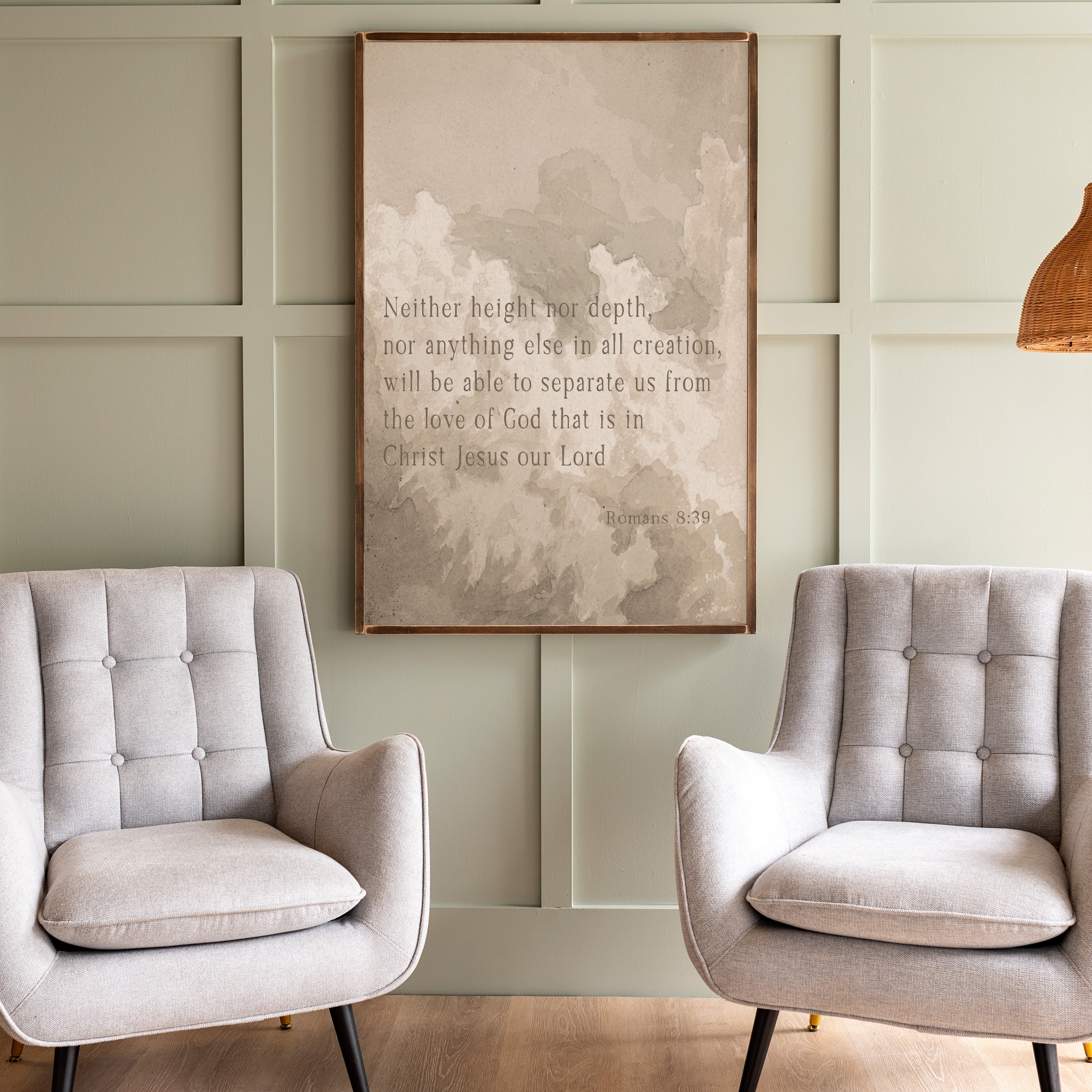 Neither Height Nor Depth | Framed Wooden Art