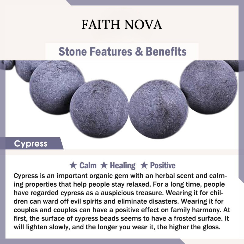 Faith Nova Tibetan Mala Cypress Bodhi Seed Red Agate Healing Bracelet