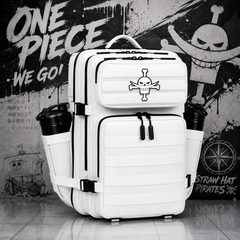 OP Anime Patch EDC Performance Backpack 35L / 45L - White
