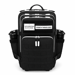 Lethal Protector Patch EDC Performance Backpack 35L / 45L - Black White