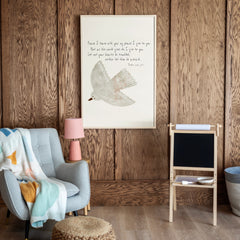 Peace I Leave | Framed Wooden Art