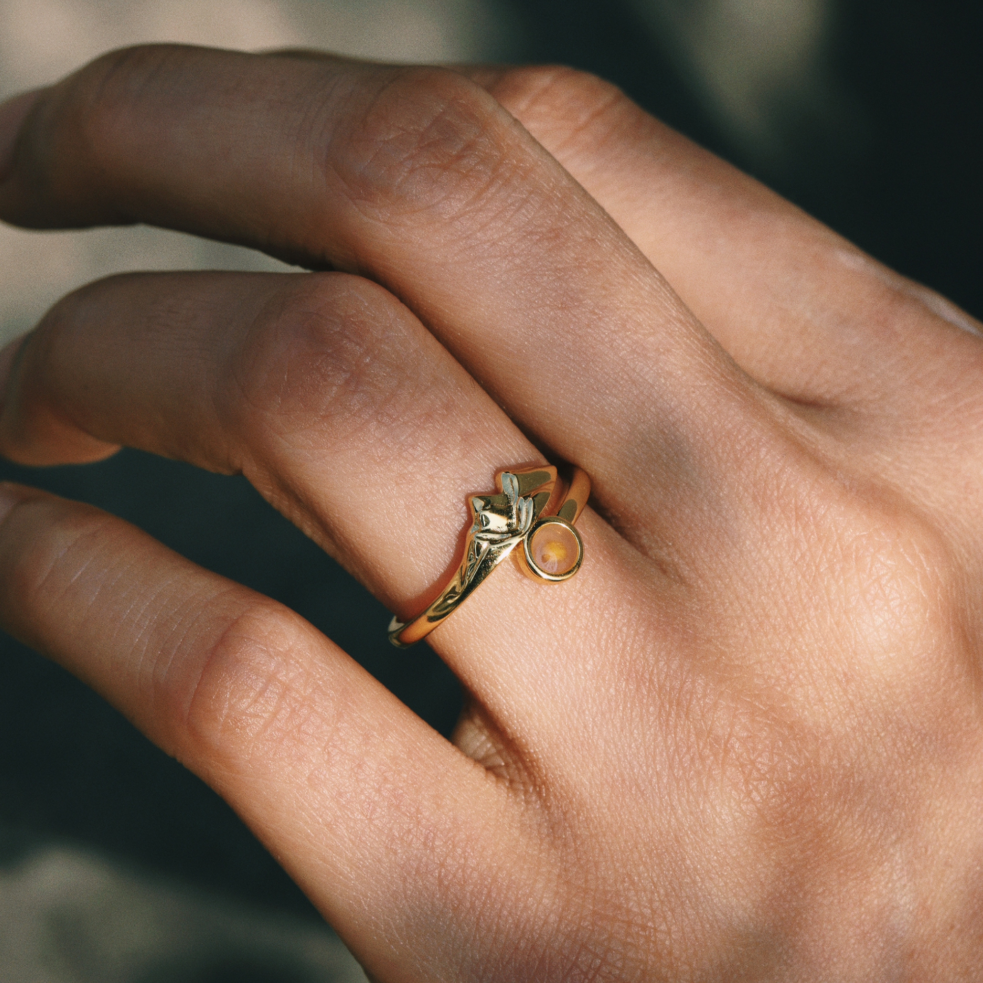 Mustard Seed Move Mountain Faith Statement Ring