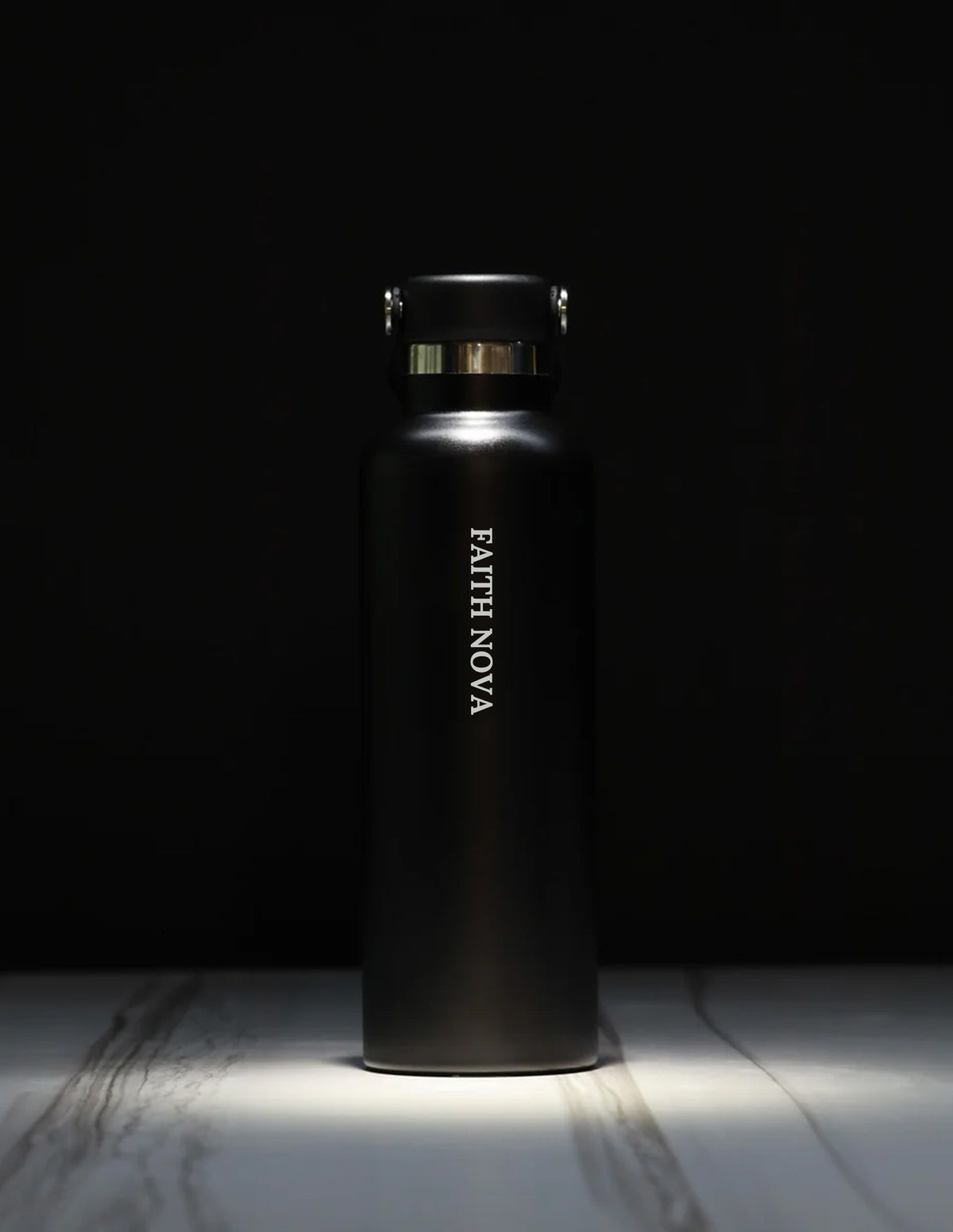 25OZ FLASK ALPHA BLACK