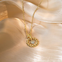 The Sacred Heart Dangle Pendant Necklace