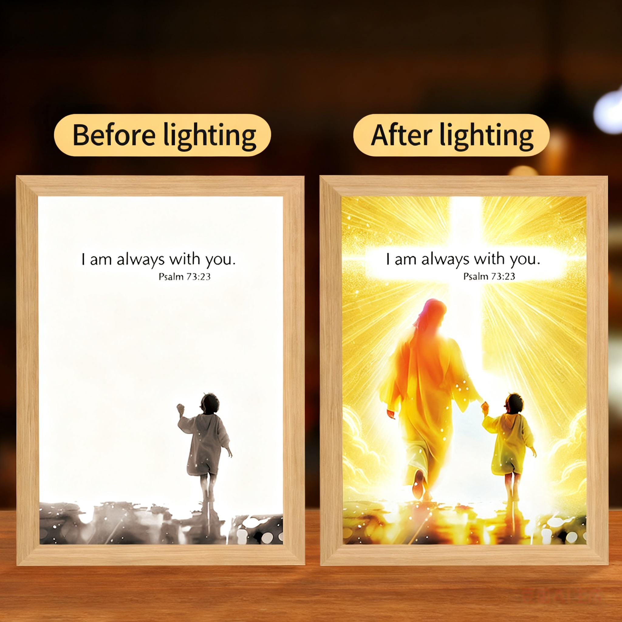 God-Inspired Creative DIY Light-Up Flower Glowing Ornament