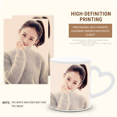 Heat-Sensitive Color-Changing Photo Mug