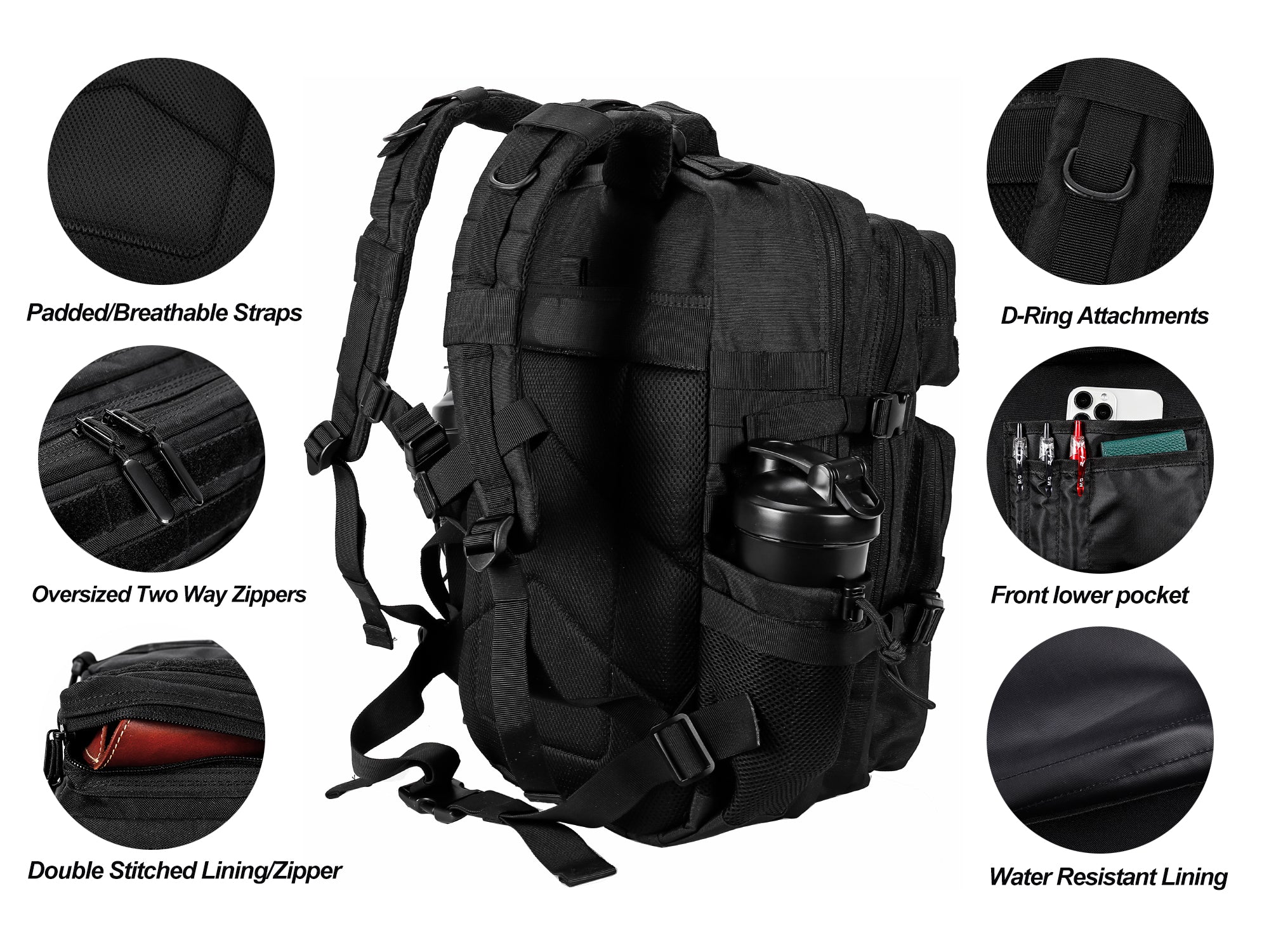 Alpha 35L Performance Backpack – Black