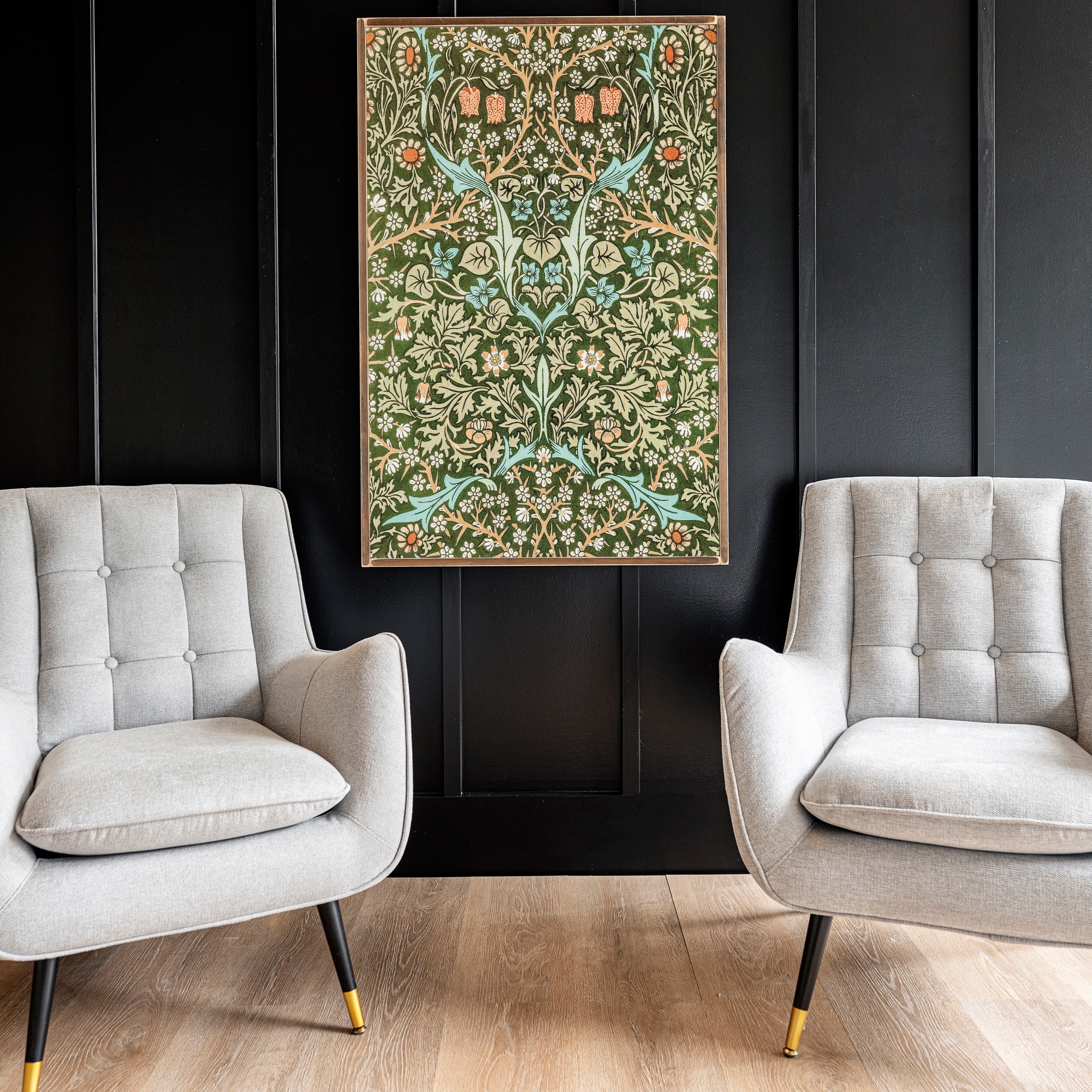 Boho Textile Art | Framed Wooden Art