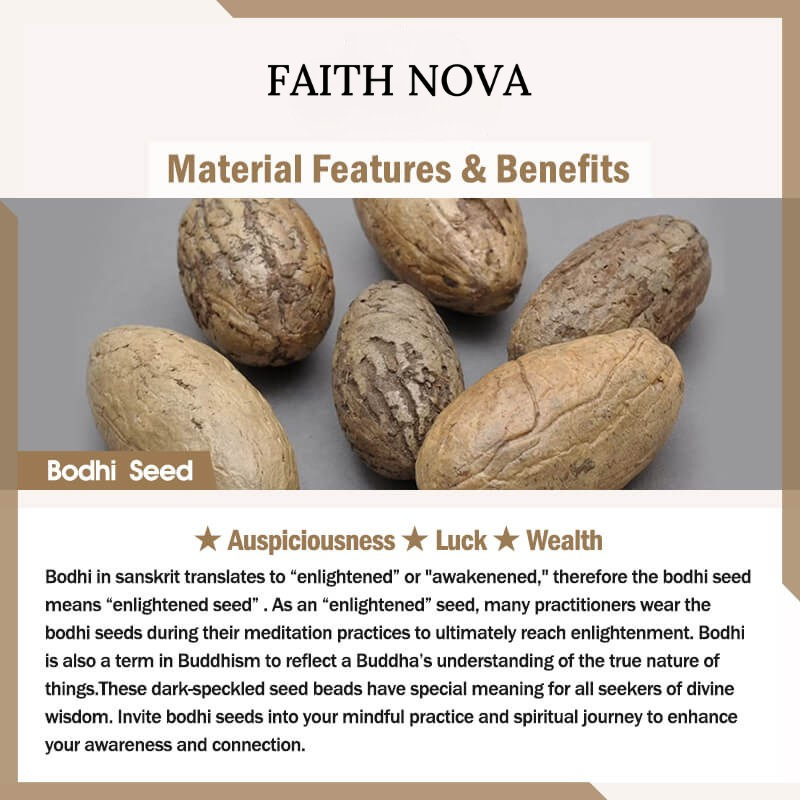 Faith Nova 108 Meditation Healing Multilayer Mala
