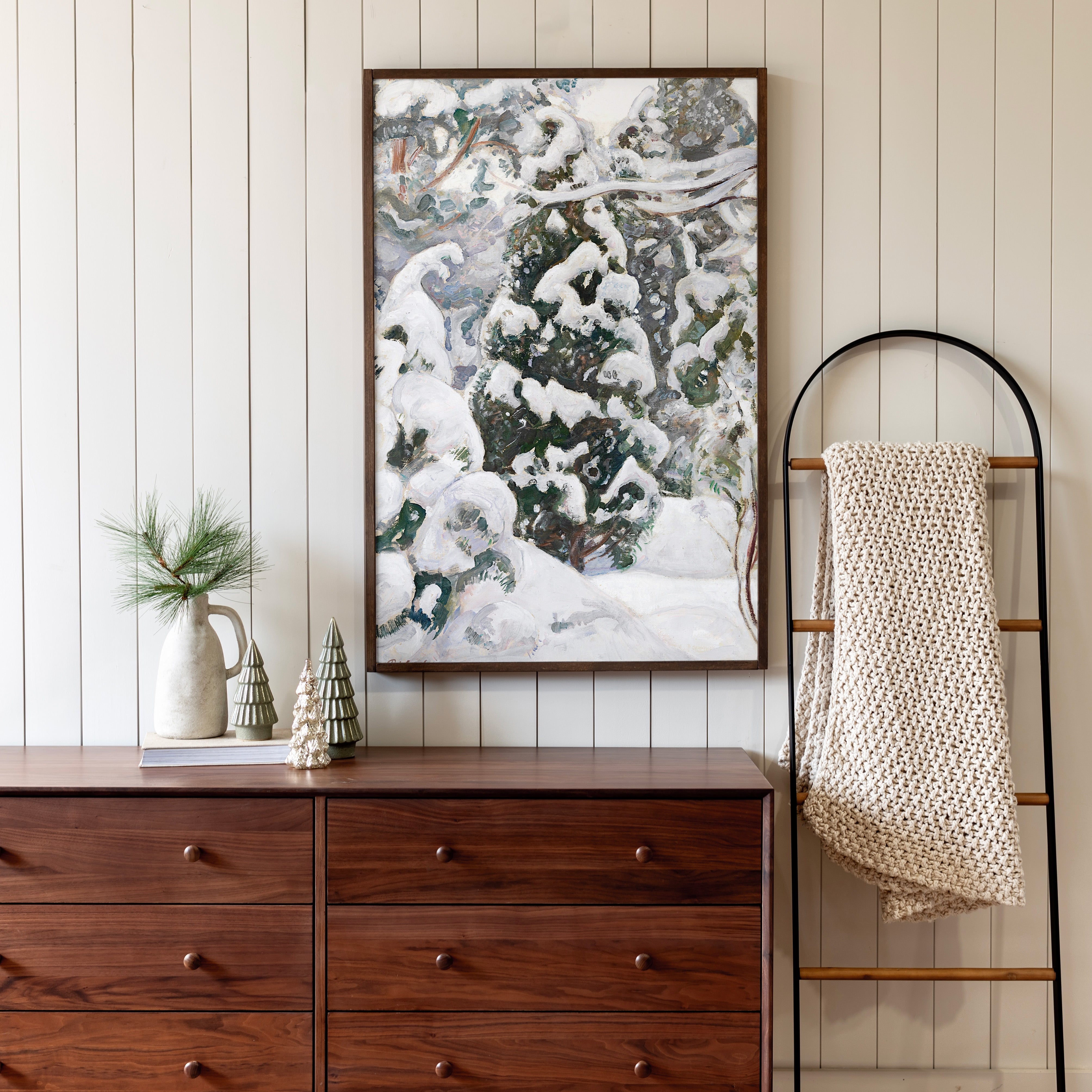 Winter Forest | Framed Wooden Art