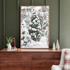 Winter Forest | Framed Wooden Art