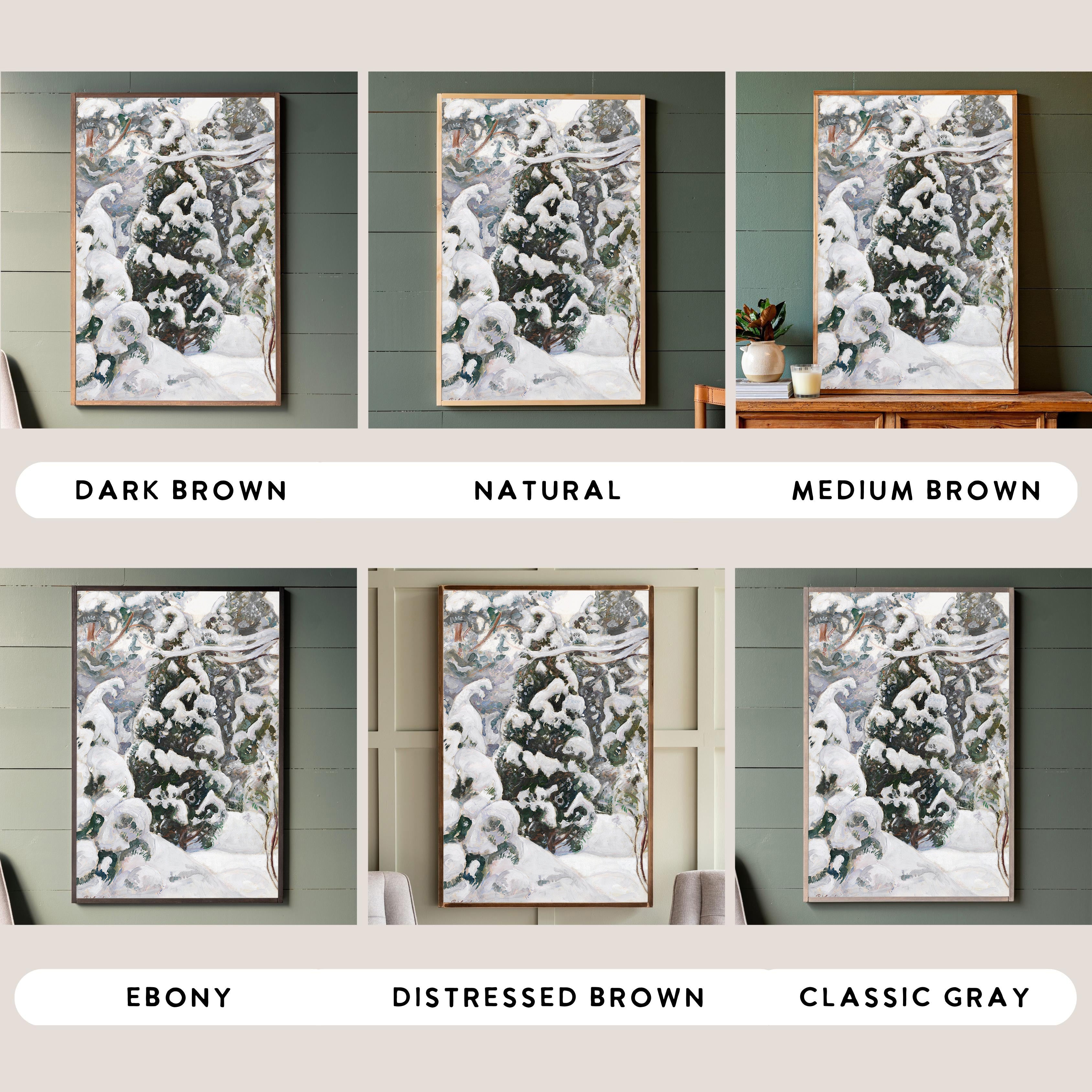 Winter Forest | Framed Wooden Art