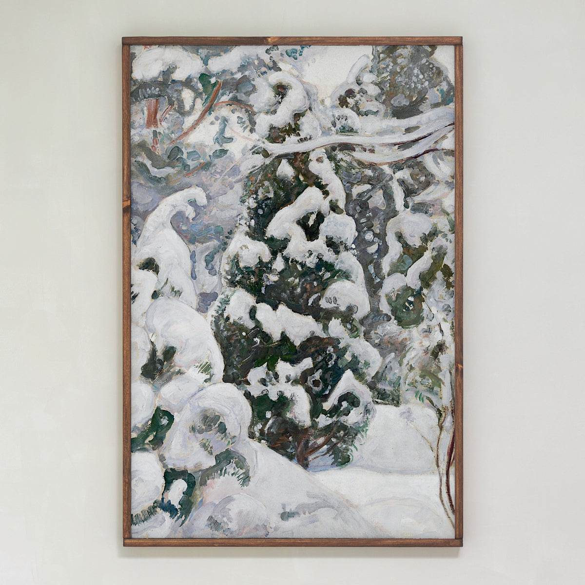 Winter Forest | Framed Wooden Art