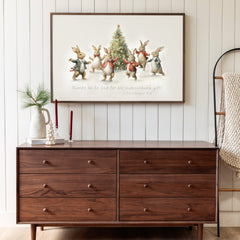 His Indescribable Gift | Framed Wooden Art - Horizontal